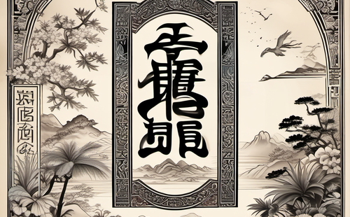 Where can I find hand-drawn posters about the evolution of Chinese characters?